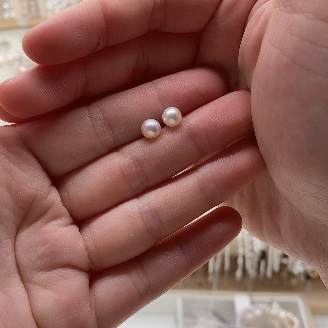 淡水珍珠手镯银S925镶嵌