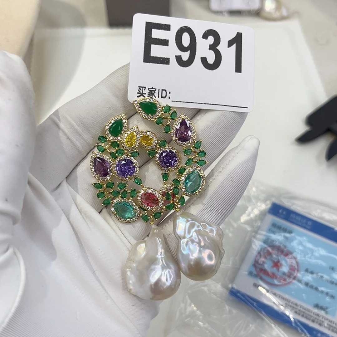 耳饰淡水珍珠合金