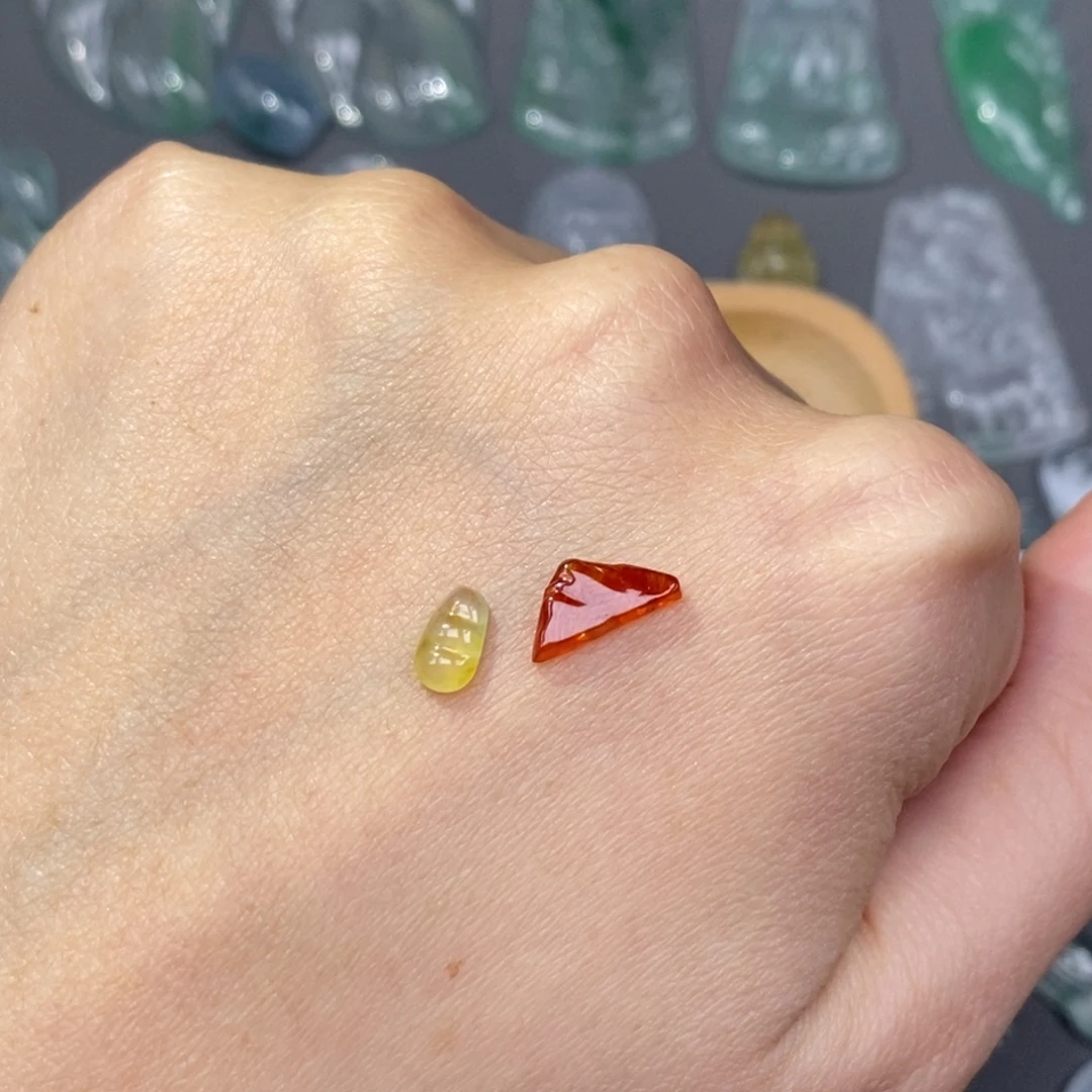 *****翡翠未镶嵌颈饰翡翠