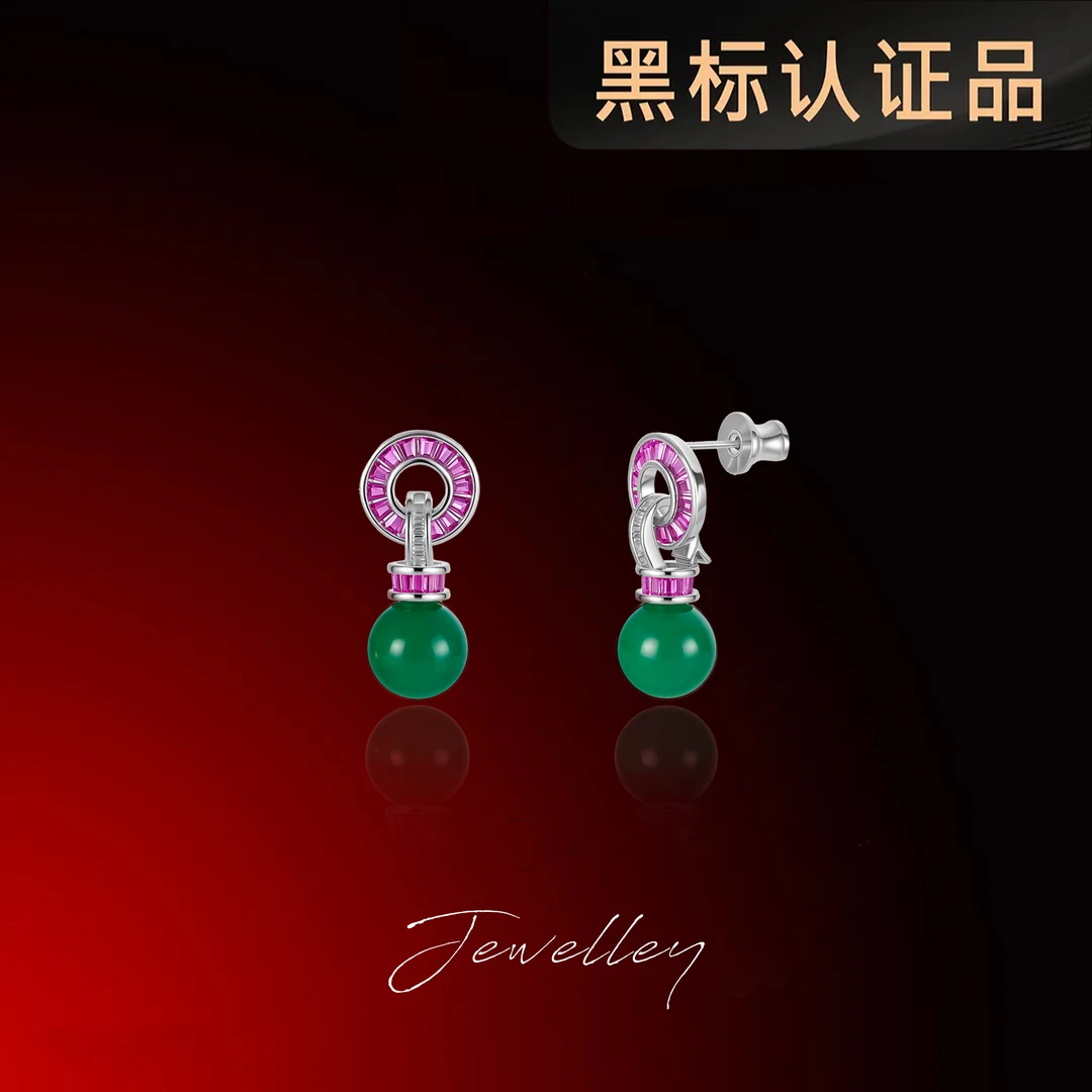 OuQ精致轻奢气质高级感珠珠耳钉新中式耳钉首饰女款CE190294
