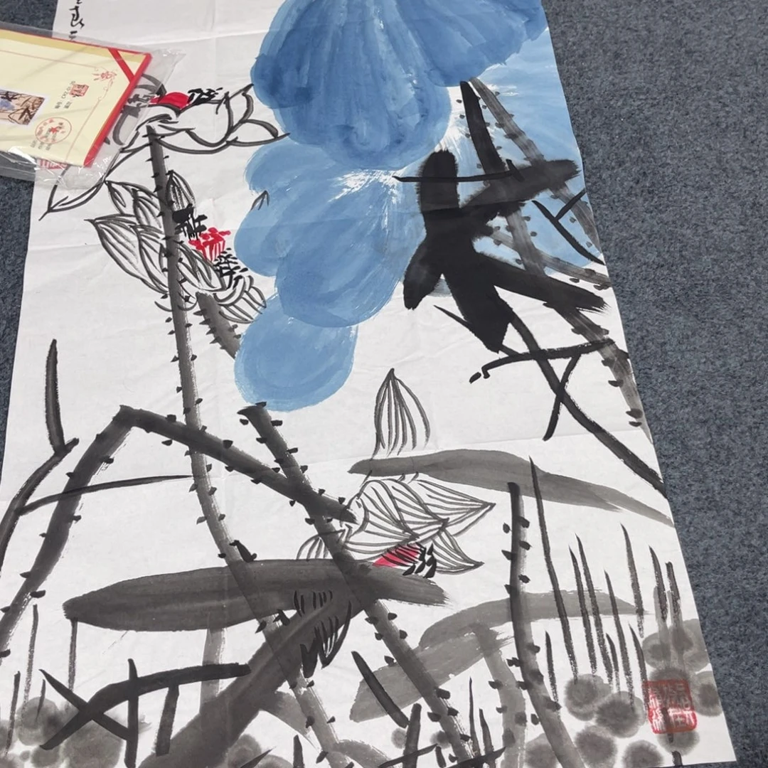 年画画作品在画里画的