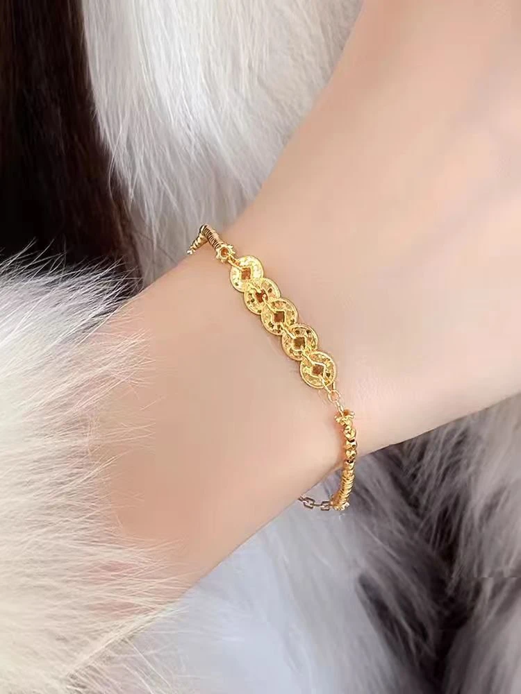 质检发货--五帝钱手链c144AK