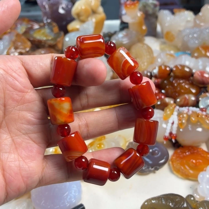 玛瑙/玉髓未镶嵌吊坠(不含链)