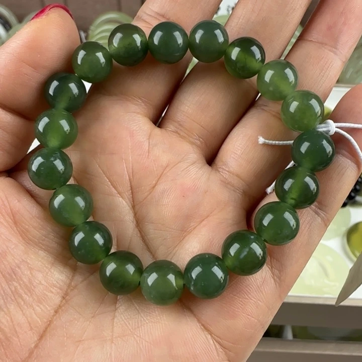 蛇纹石玉未镶嵌手链