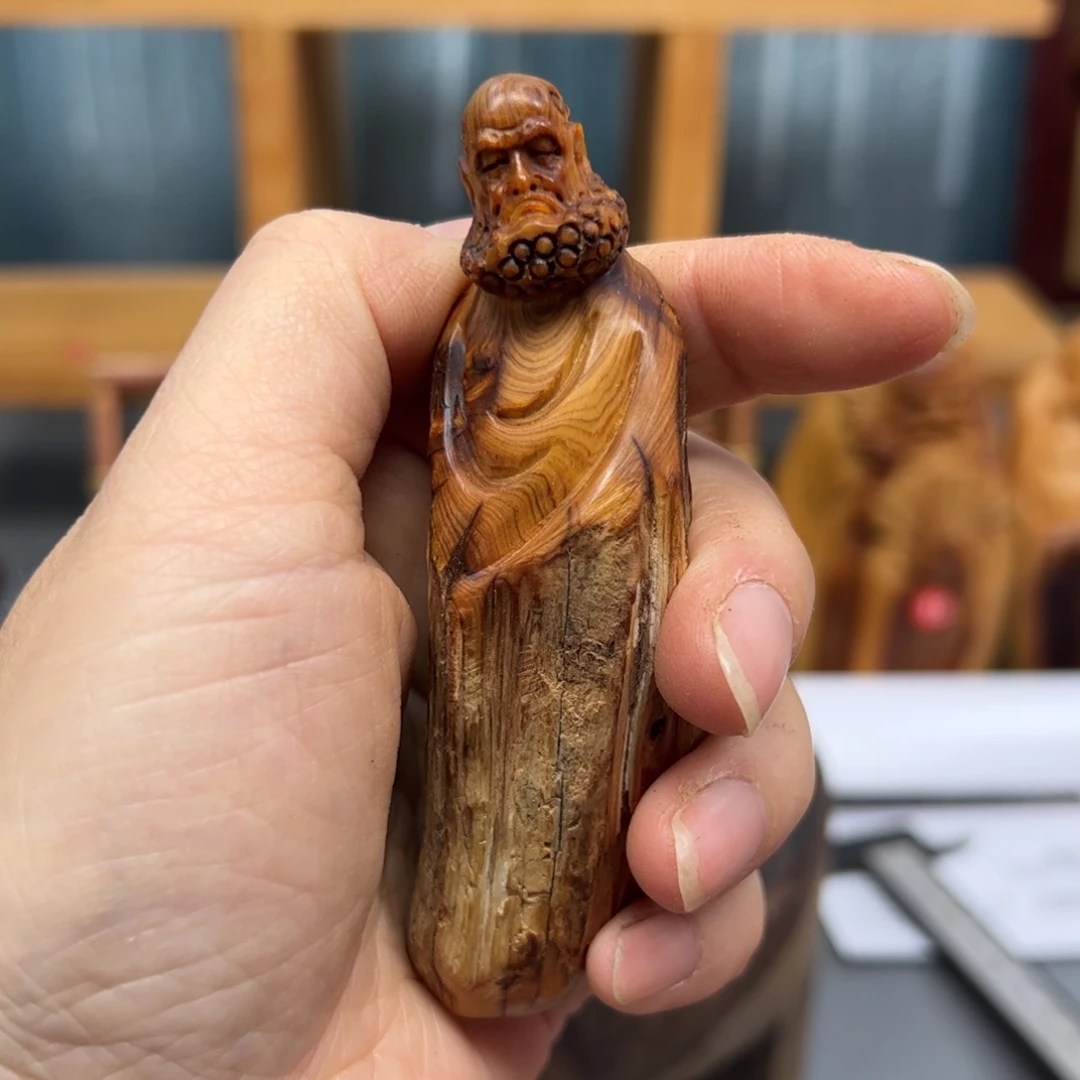 柏木崖柏木摆件手把件，43