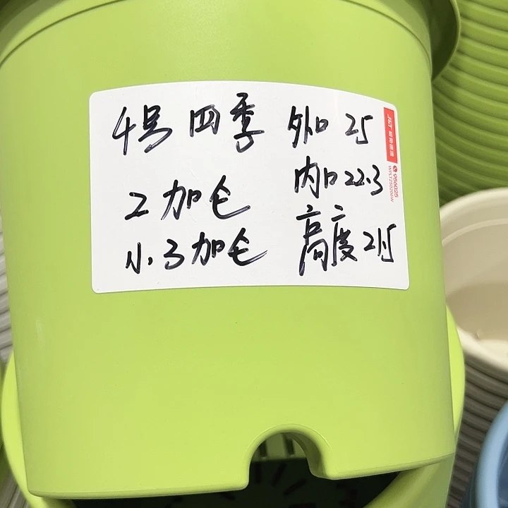 四季4号白色8个无托