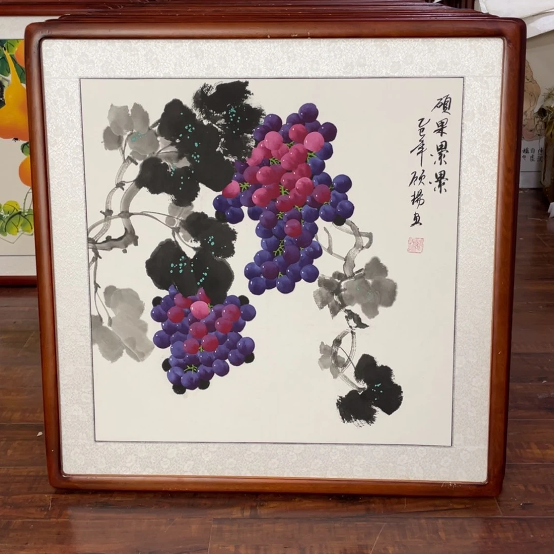 国画带框尺寸63*63厘米