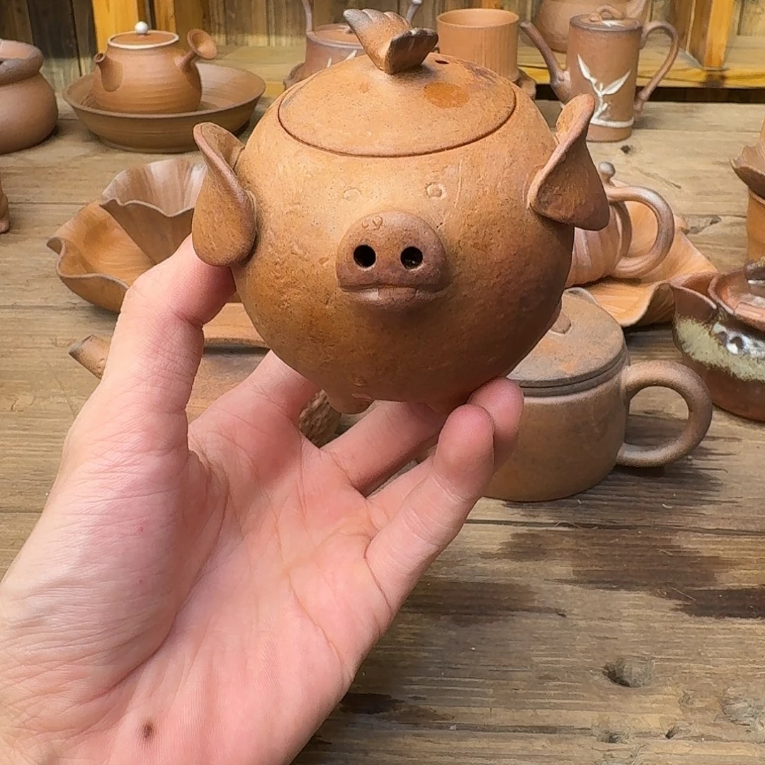 原矿老岩泥茶器系列