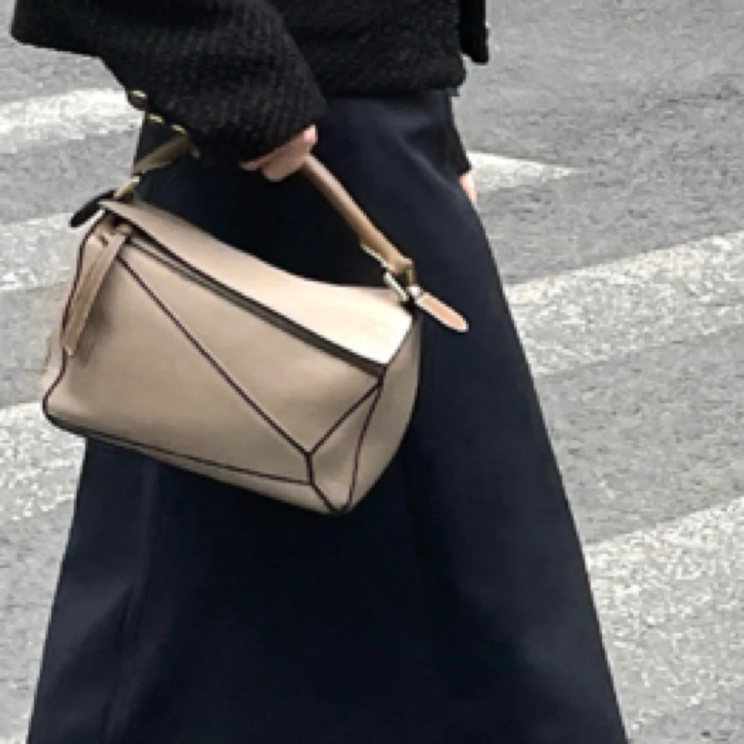 99新 LOEWE/罗意威 Puzzle 几何包手提单肩包