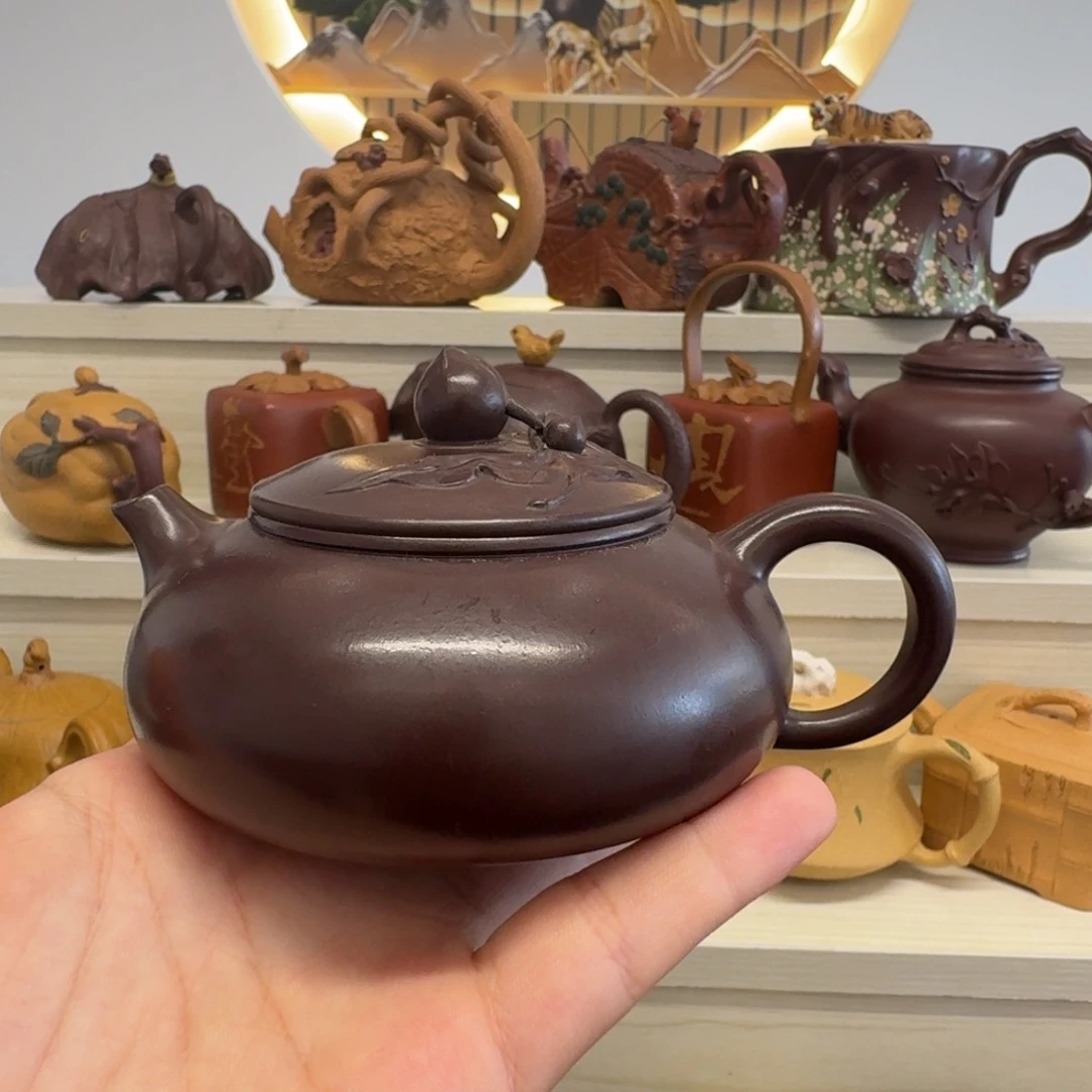 茶壶紫砂孤品一只