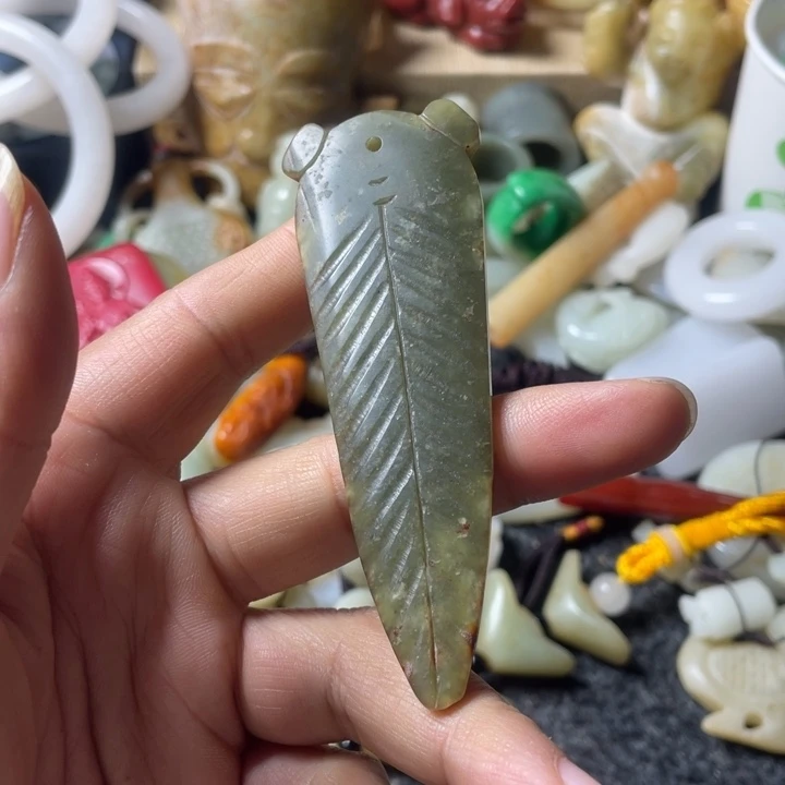 和田玉未镶嵌吊坠(不含链)