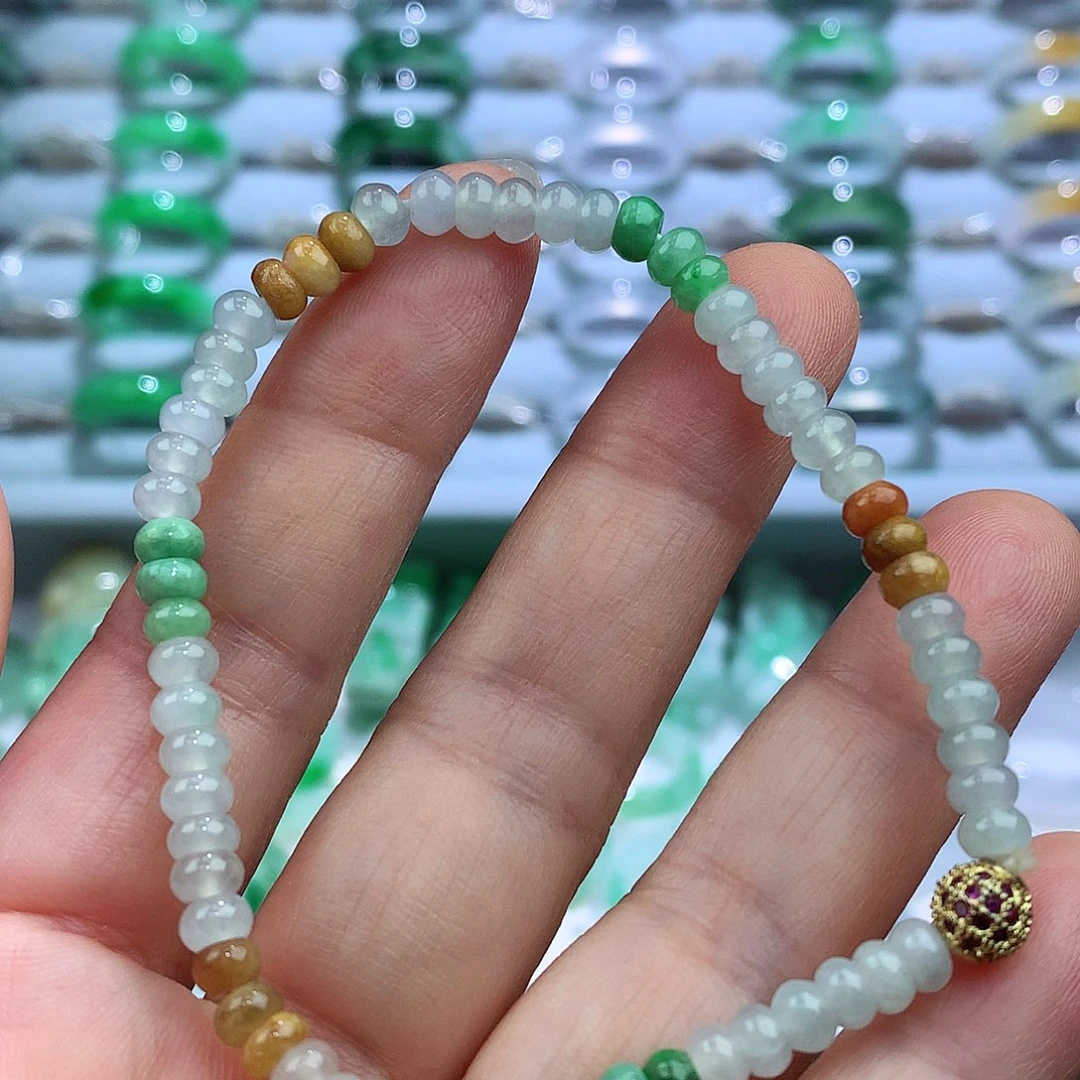 未镶嵌戒指翡翠手串