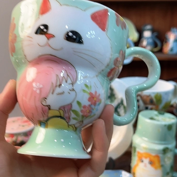 陶景德镇釉下手绘陶瓷