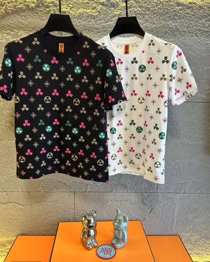 2025春夏新款休闲男士时尚潮流修身高品质短袖T恤3391