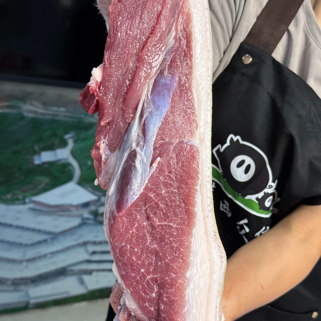 前腿肉【攀西众信】【一物一拍】纯粮食喂养一年以上跑山土黑猪