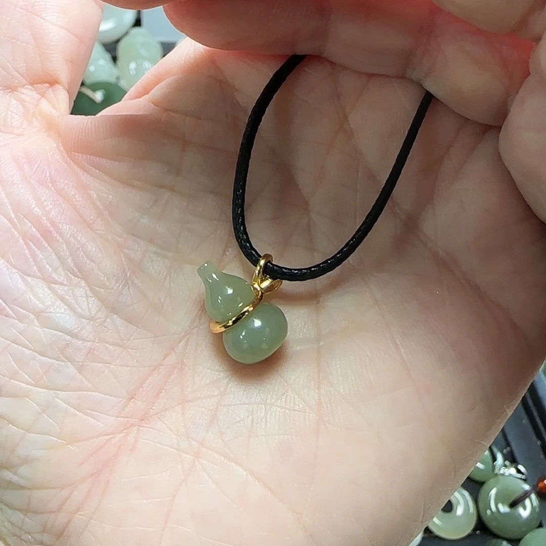 吊坠(不含链)银S925镶嵌和田玉