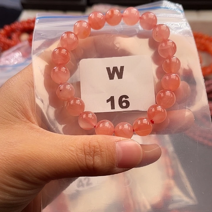 南红玛瑙未镶嵌多样性发货默认微瑕称重9mm