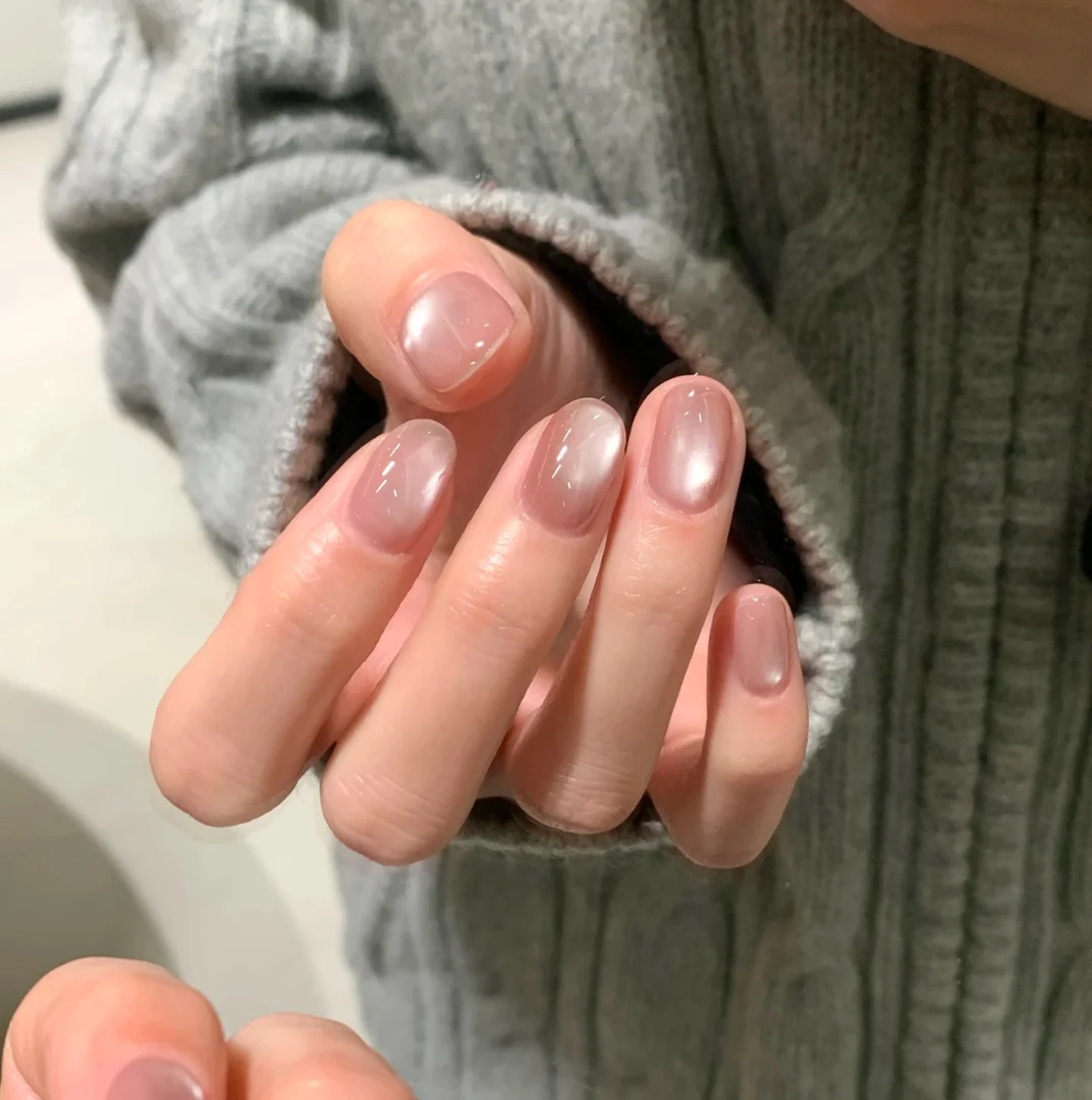 《纤纤玉指猫眼》2025年新款柔光显白玻璃珠猫眼甲油胶美甲专用