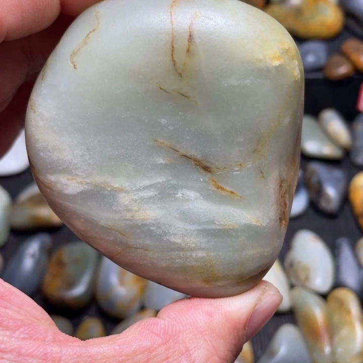 和田玉未镶嵌把件45