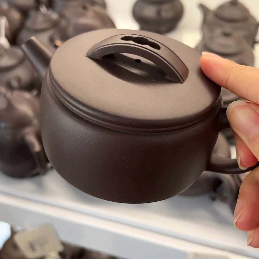 紫砂茶壶黄龙山原矿天青220