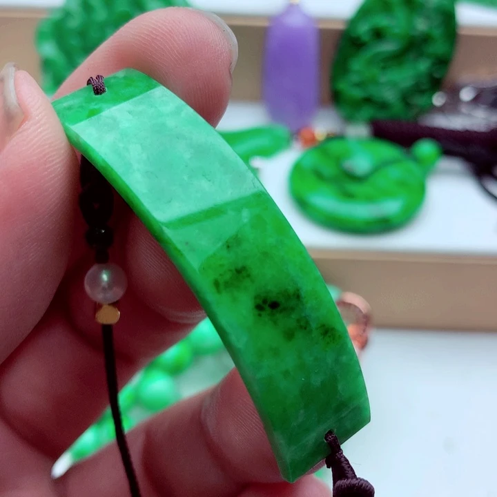 翡翠未镶嵌手链手串