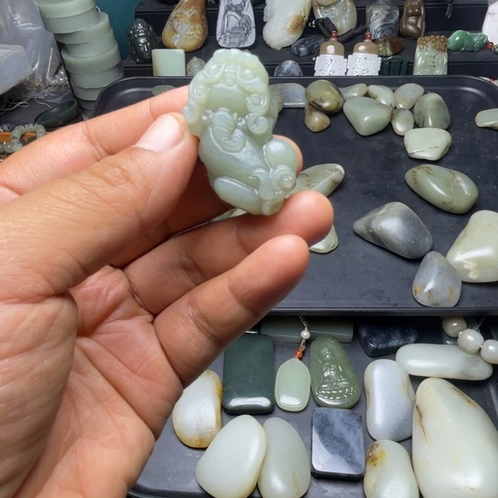 未镶嵌和田玉珠宝半成品