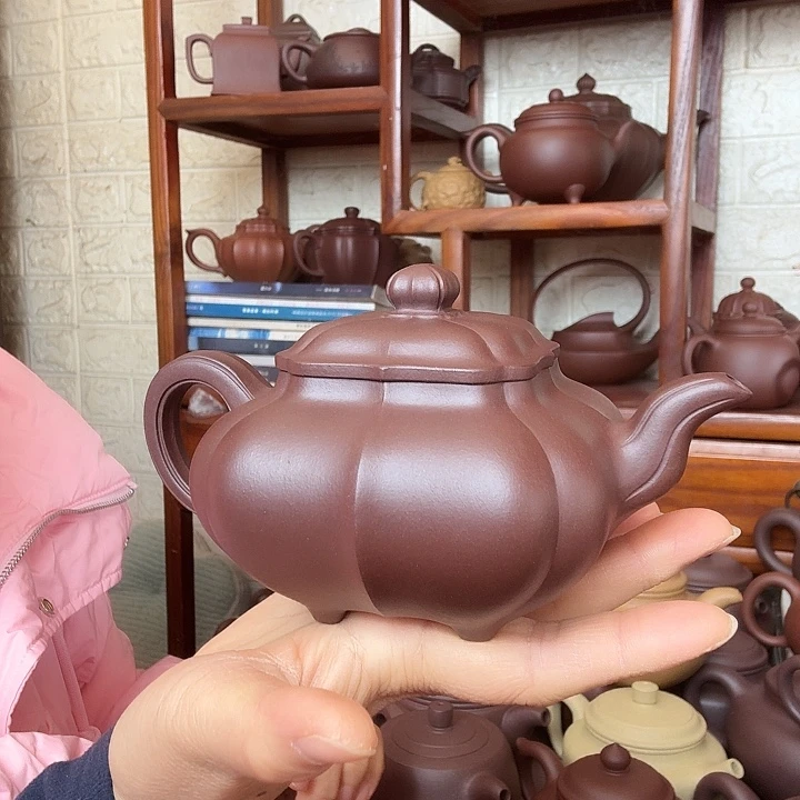 老***行紫砂茶壶传壶300cc精工半手工