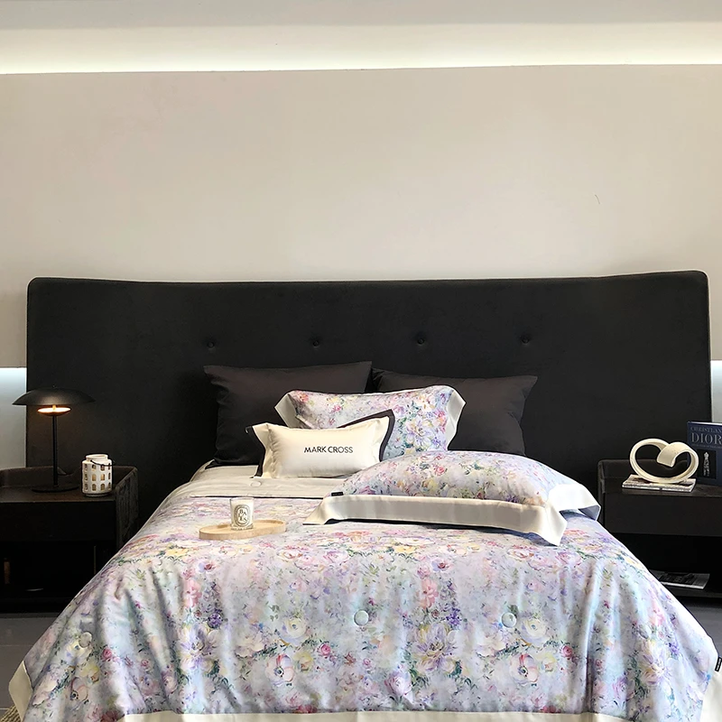 玛洛驰高端悠雅舒柔冷凝丝床盖款夏被四件套床上用品三件套夏凉被