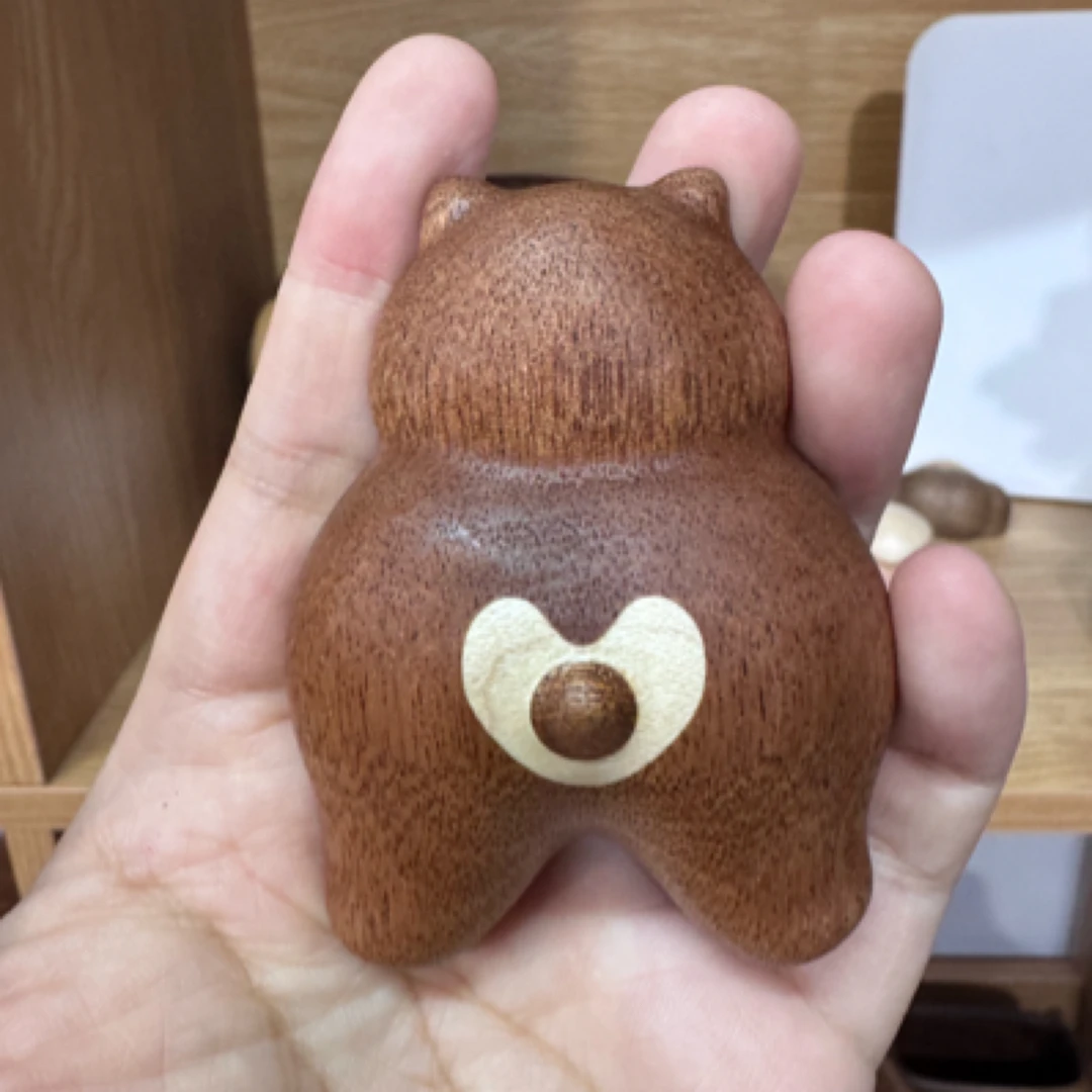 熊pp【慕物】奶酪笔筒上面的熊pp冰箱贴