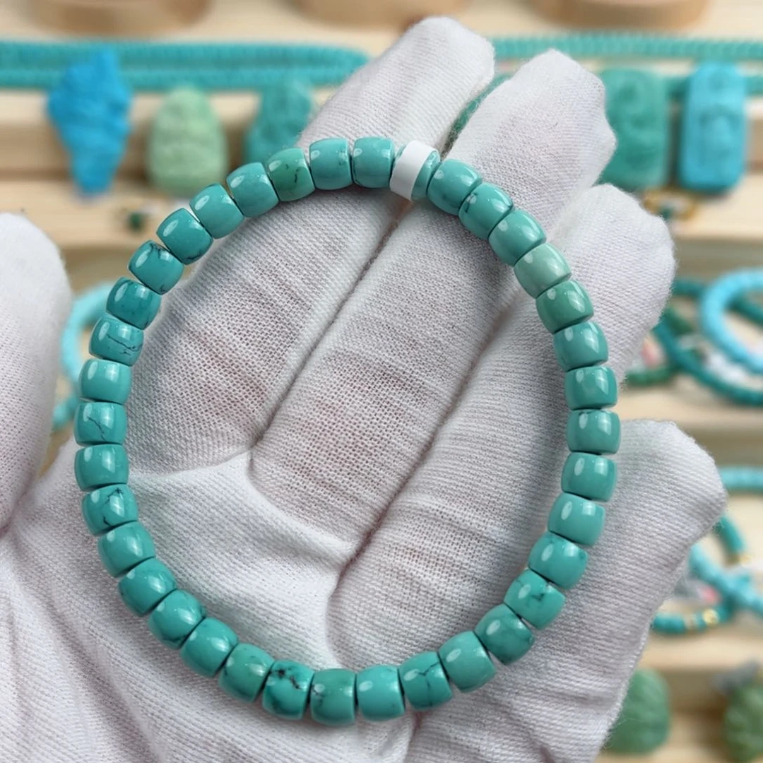 未镶嵌绿松石尺寸6.2mm