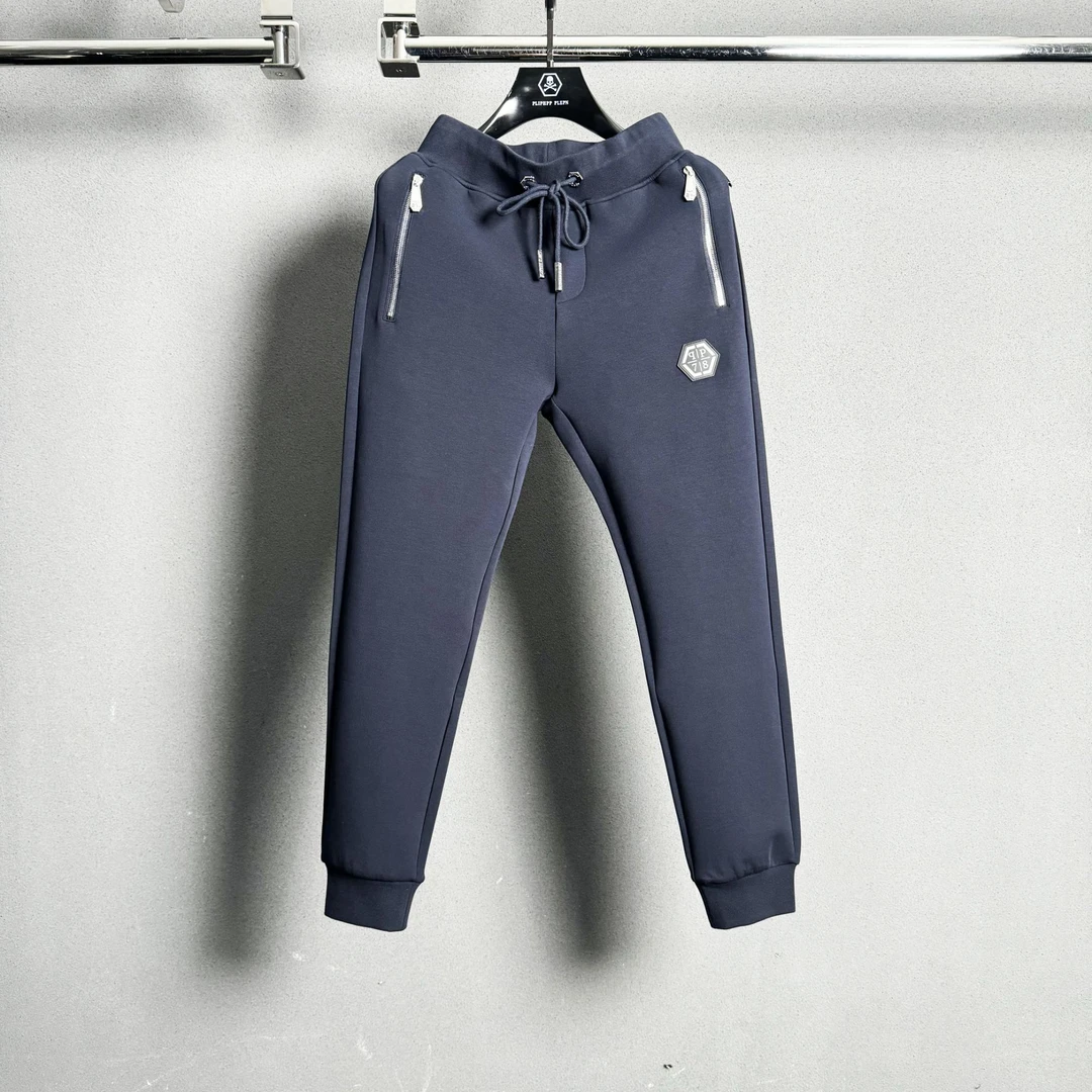 PLIPHPP PLEPN正品PP 双P蓝秋冬空气棉高档男士修身休闲卫裤K5527