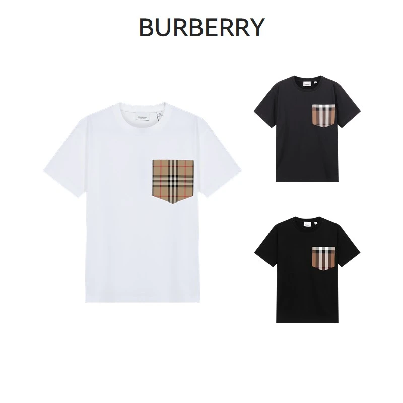 Burberry巴宝莉/博柏利男 女士宽松短袖T恤80433861