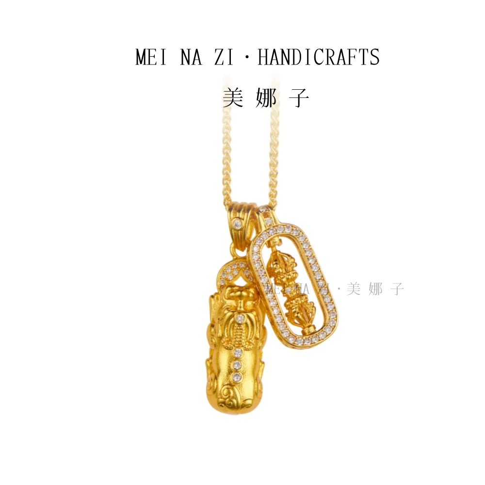 予禧/ 新款实心貔貅韦雪同款轻奢精致款百搭A008