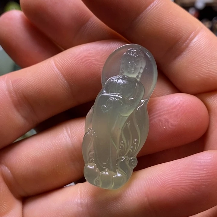 岫玉未镶嵌岫玉颈饰