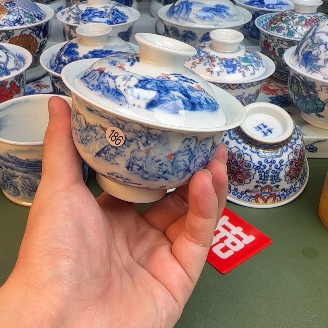 彦祖纯手工手绘茶具186