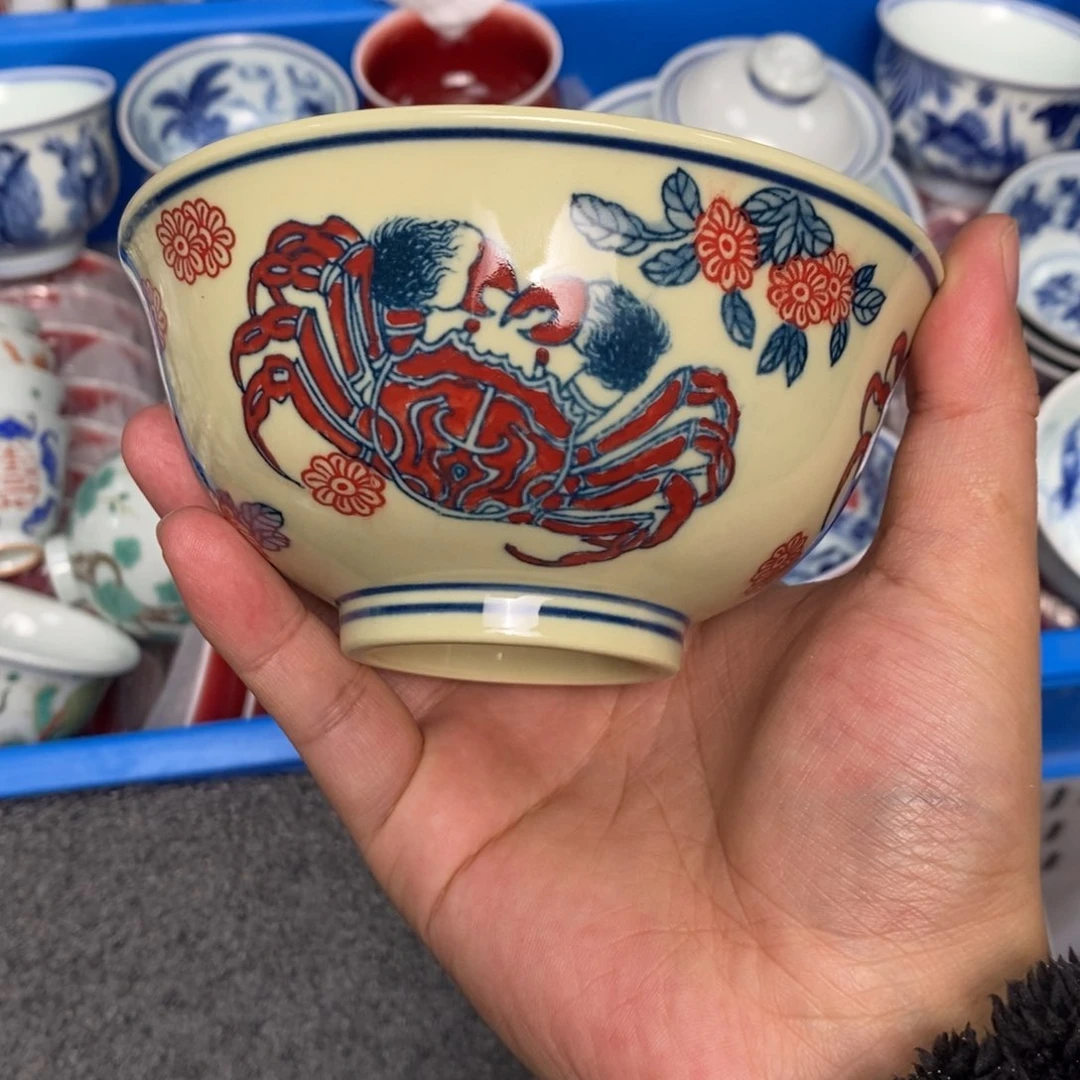 景德镇当代工艺品口13饭碗