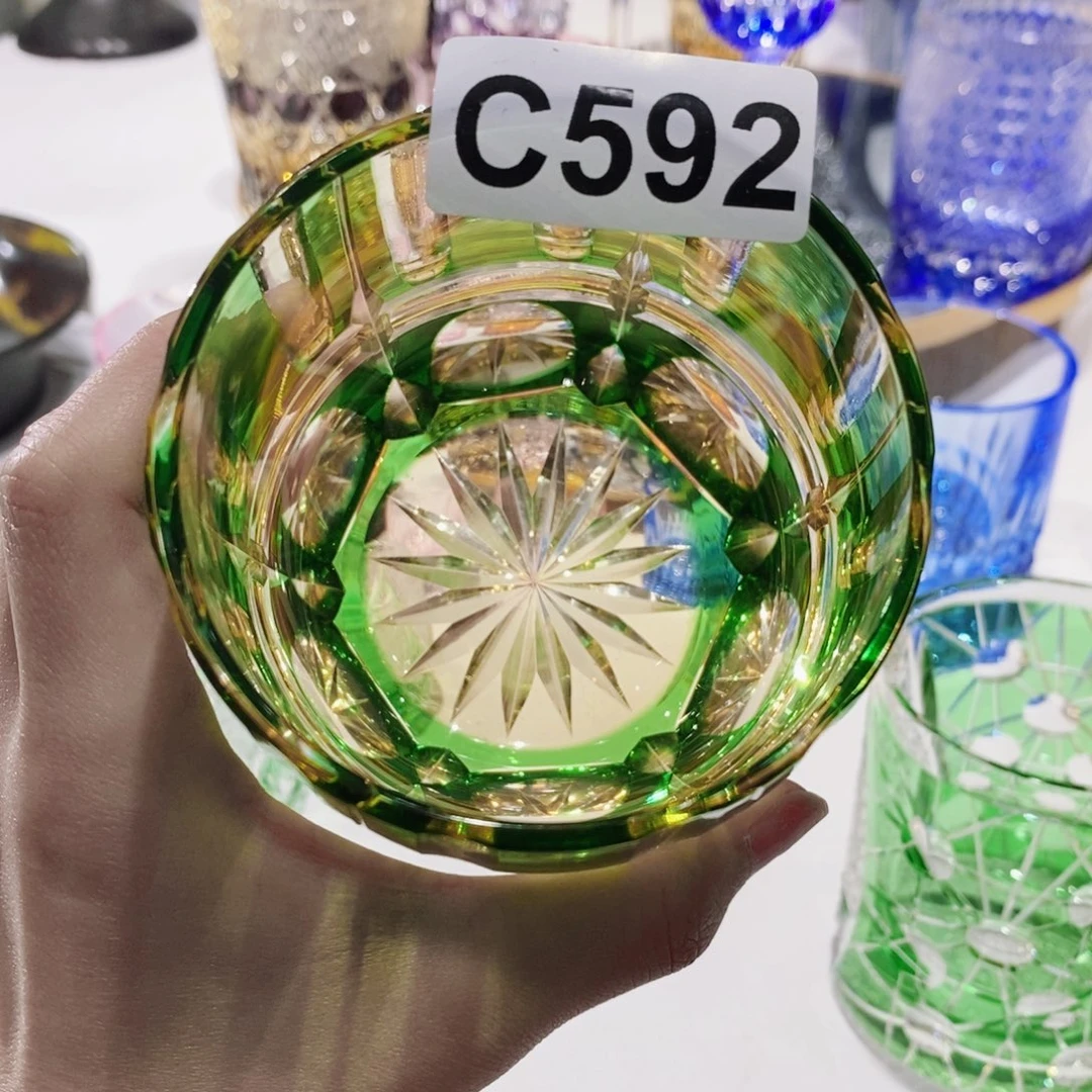 水晶玻璃无手柄款592竹之善微瑕