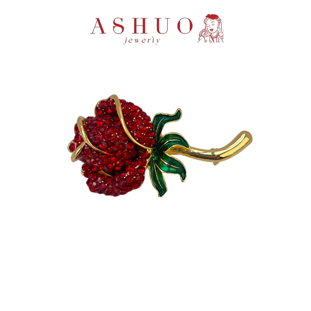 铜合金胸针 阿烁中古as10237