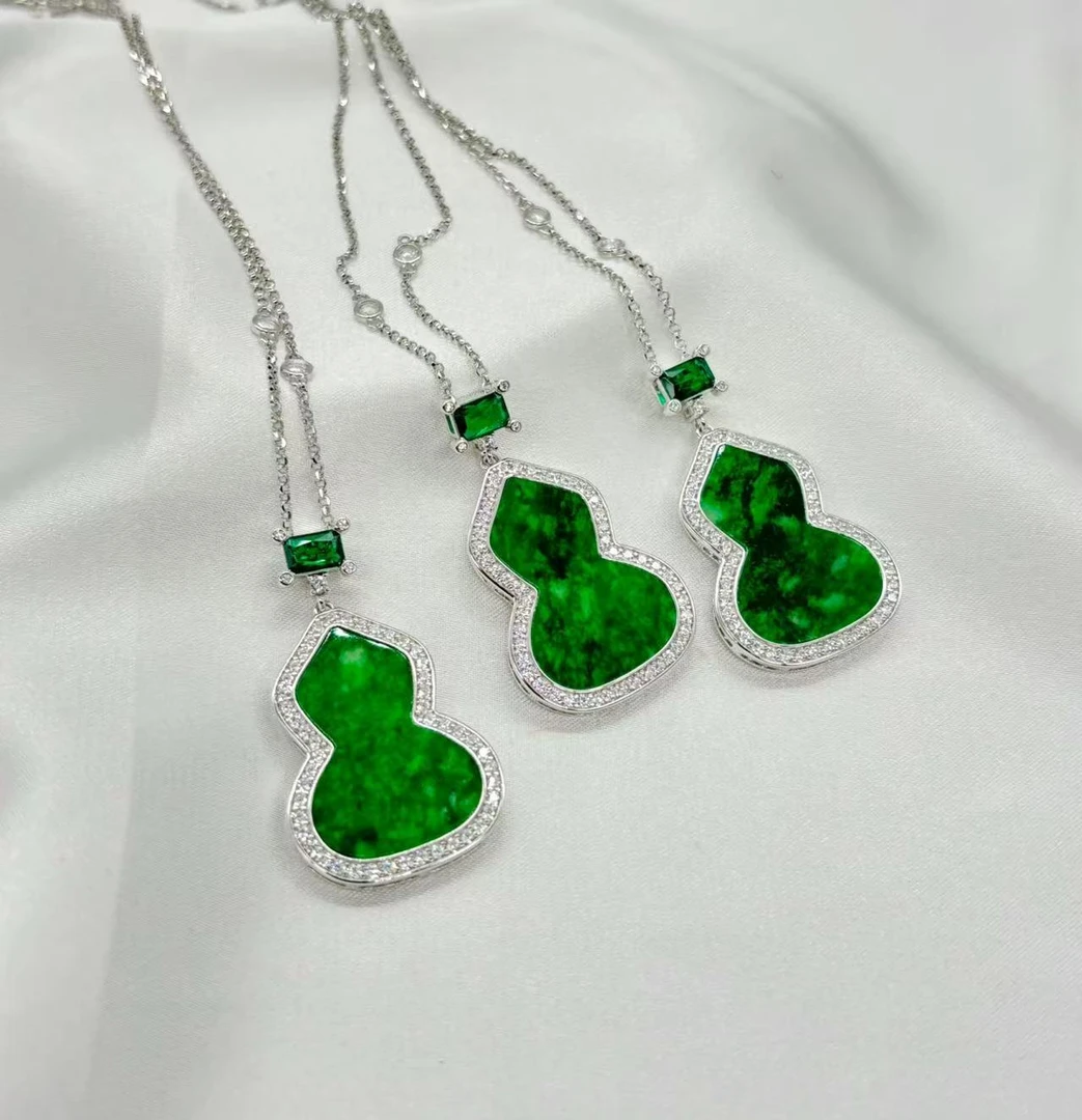 S925银翡翠项链【多样性发一】【FC051】