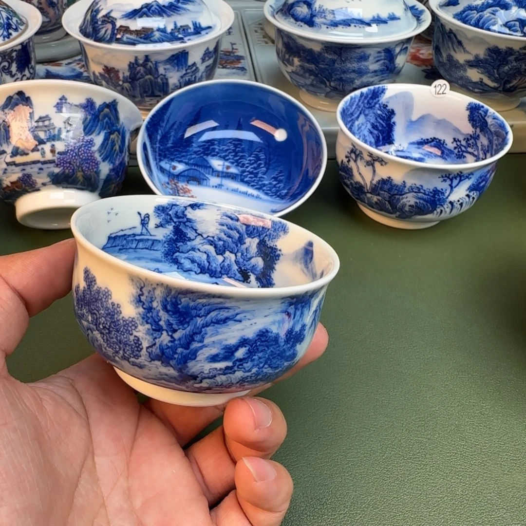 陶纯手工纯手绘茶具396