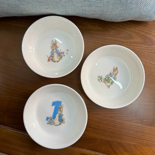 A款彼得兔咸菜碟卡通款家用蘸料碟调料碟西式餐具