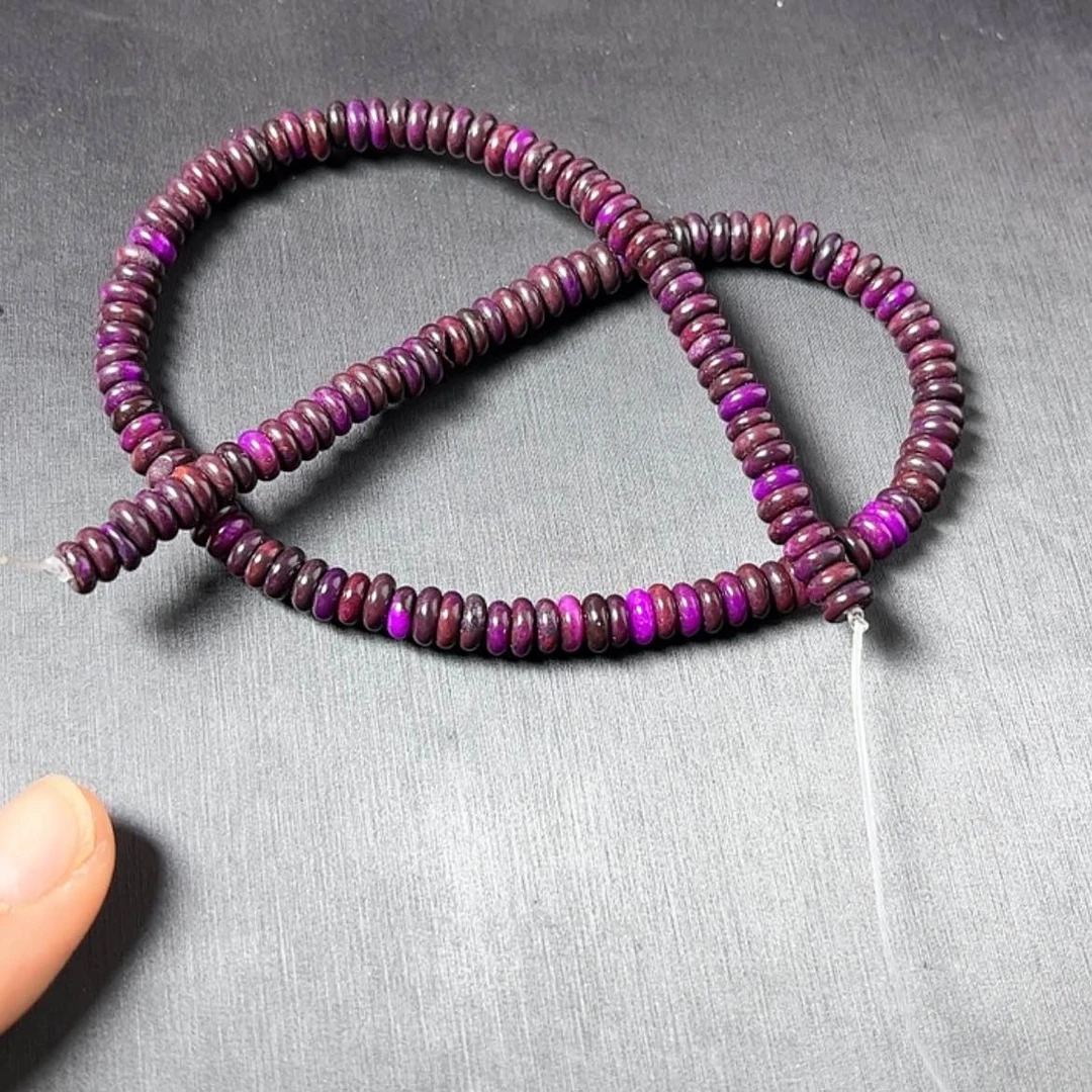 【闪购商品】琉璃DIY舒具石老坑料半成品一条可穿2手串卡6爆款