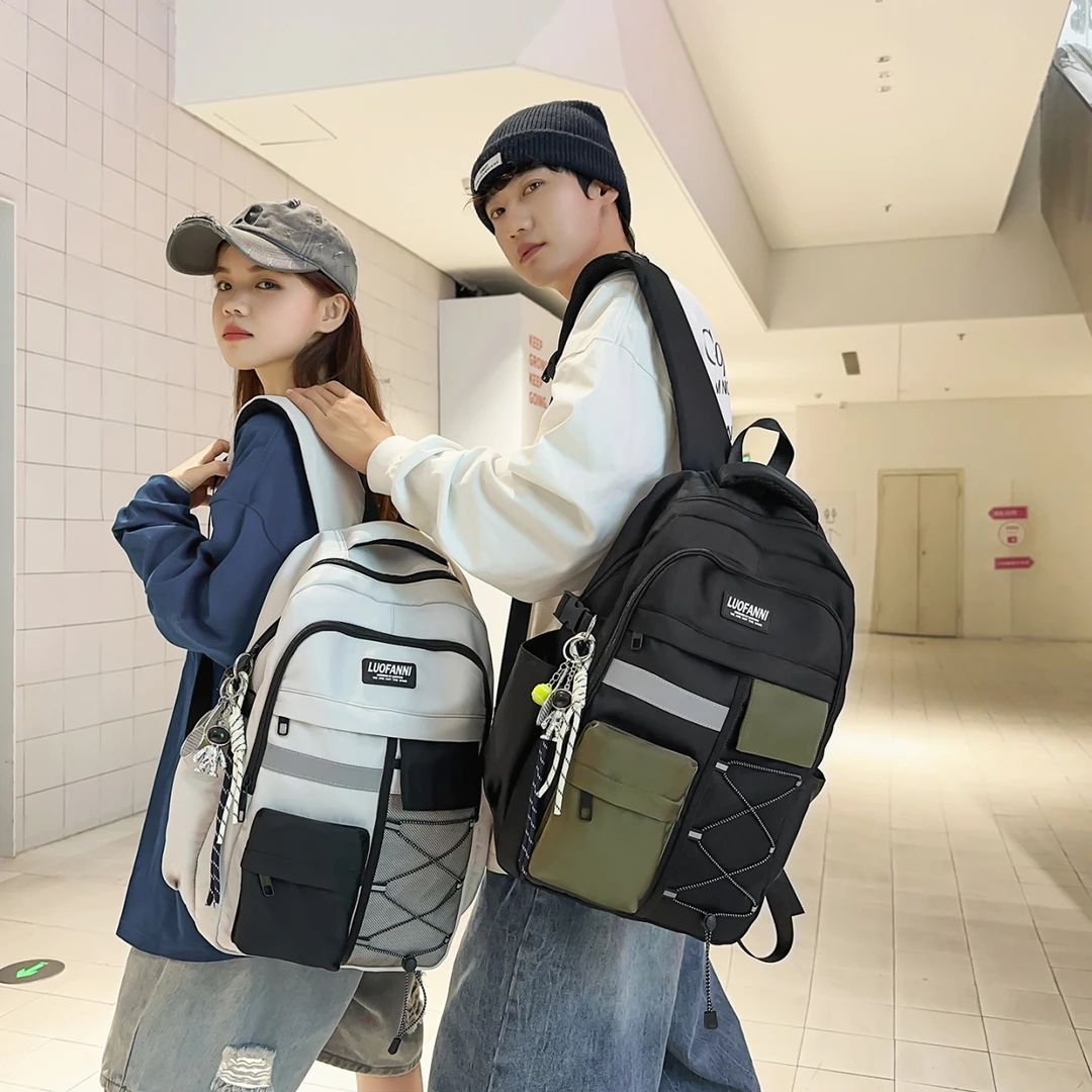 书包初中生男2025新款中学生高中大学大容量旅行背包男士双肩包