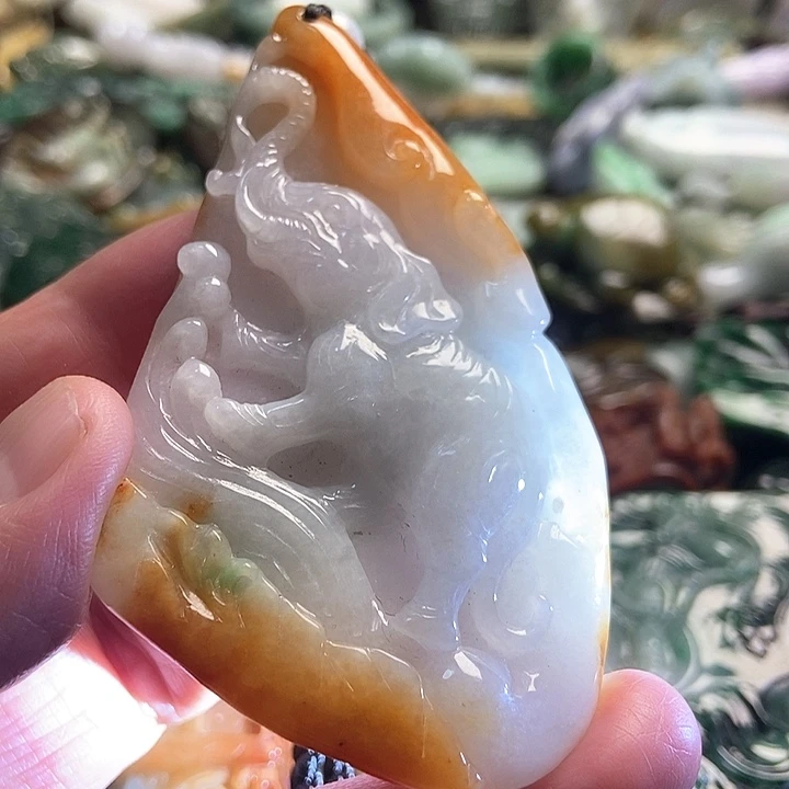 翡翠吊坠(不含链)未镶嵌