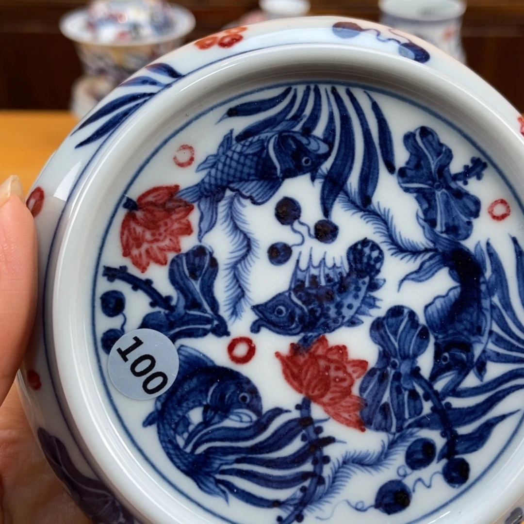 手绘现代茶具非古董