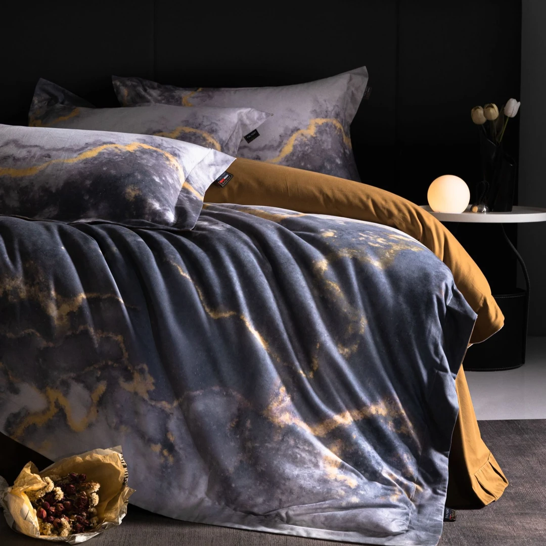 吴小胖‘优选之选’【Маргарет奇迹】秋冬新款长绒棉印花四件套3558C3