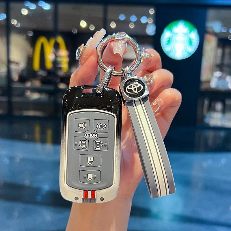 适用老款进口塞纳钥匙套sienna丰田赛纳车遥控包专用保护壳扣