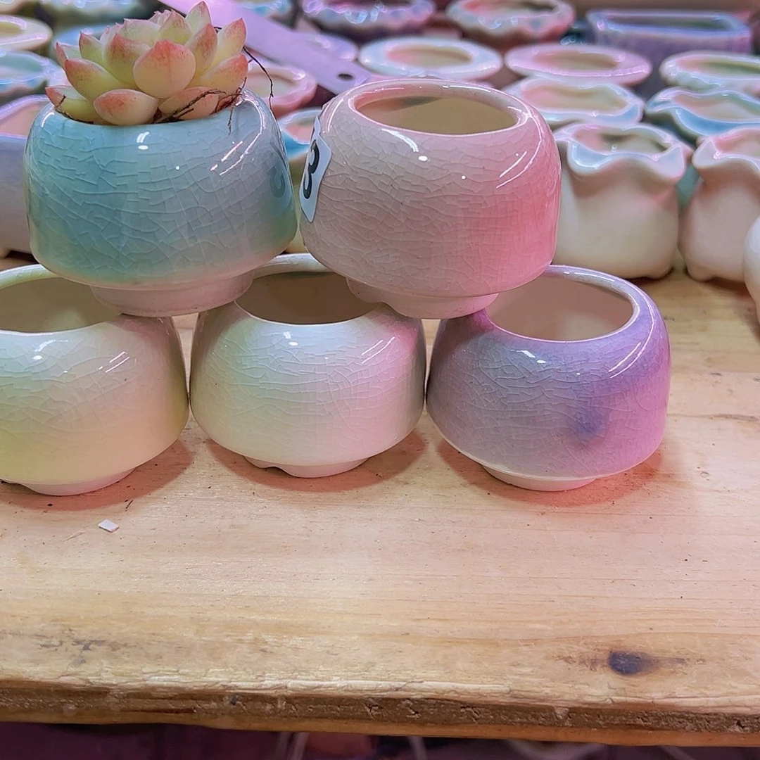陶瓷花盆当场凑满12包邮