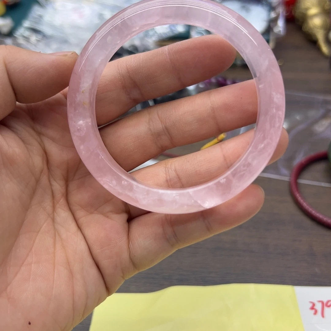 水晶手镯未镶嵌58.3圈围368裂