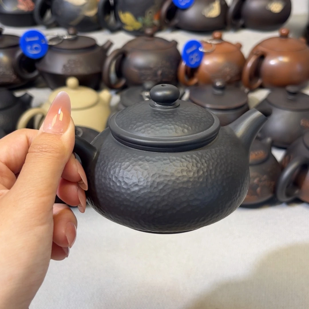【闪购商品】红泥 锤纹壶 容量 160c c